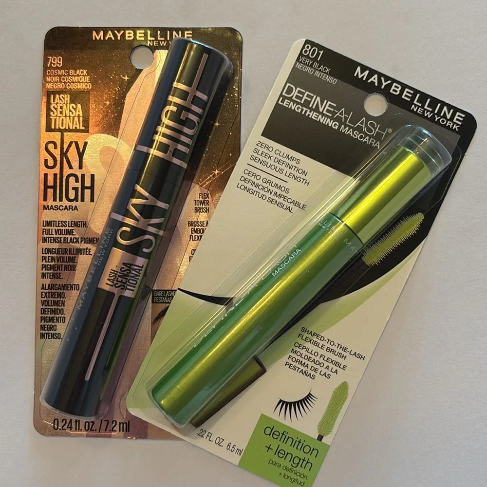 Maybelline | Eyelash Bundle SKY HIGH Cosmic Black | Define-A-Lash Lengthening 2